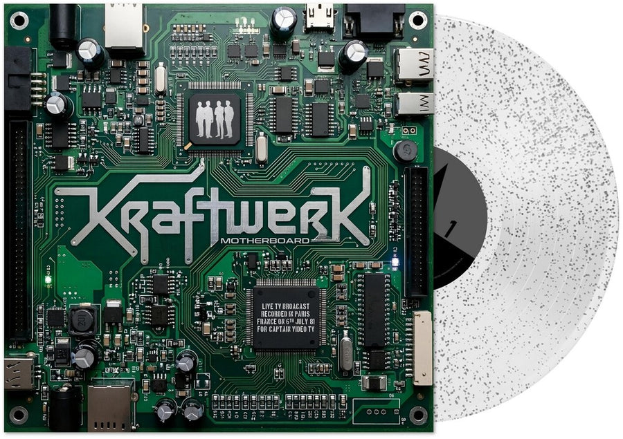 the album cover for Kraftwerk - Motherboard [Indie Exclusive] [Colored Vinyl] [Limited Edition] [Indie Exclusive]