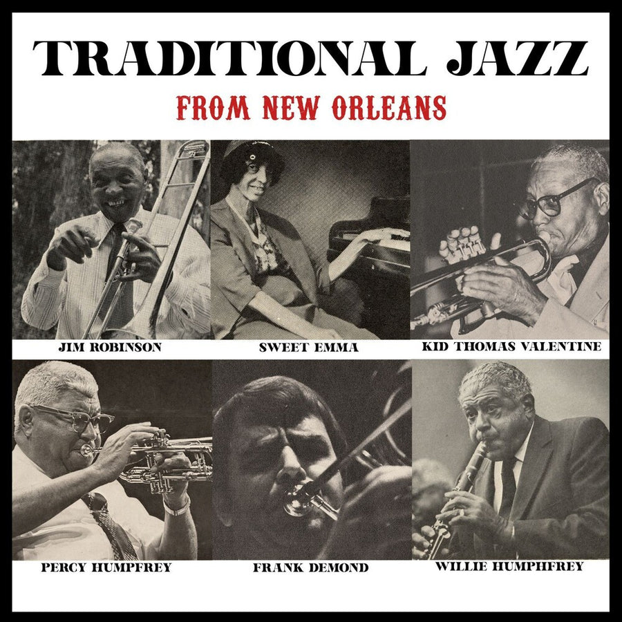 the album cover for Various Artists - Traditional Jazz From New Orleans