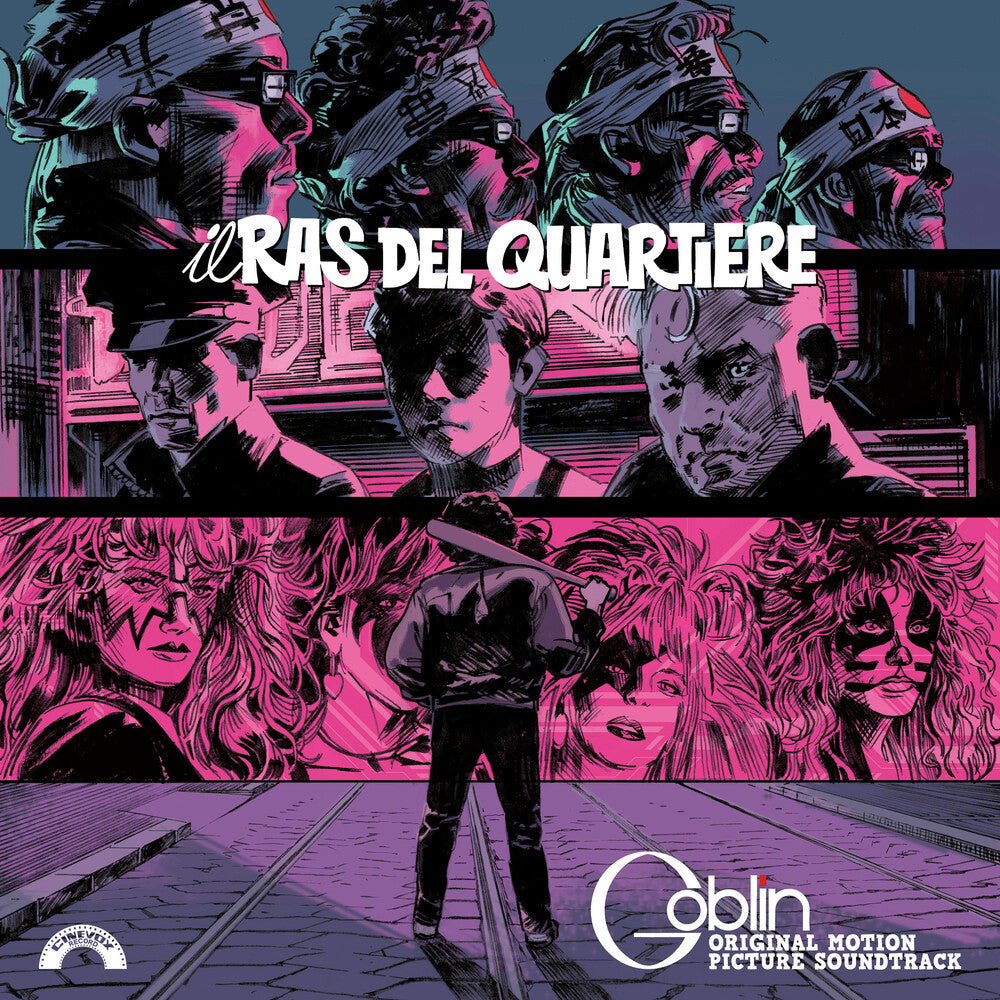 the album cover for Goblin (Colv) (Purp) (Ita) - Il Ras Del Quartiere - O.S.T. [Colored Vinyl] (Purp) (Ita)