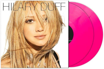 the album cover for Hilary Duff - Hilary Duff (hot Pink Vinyl/2lp)