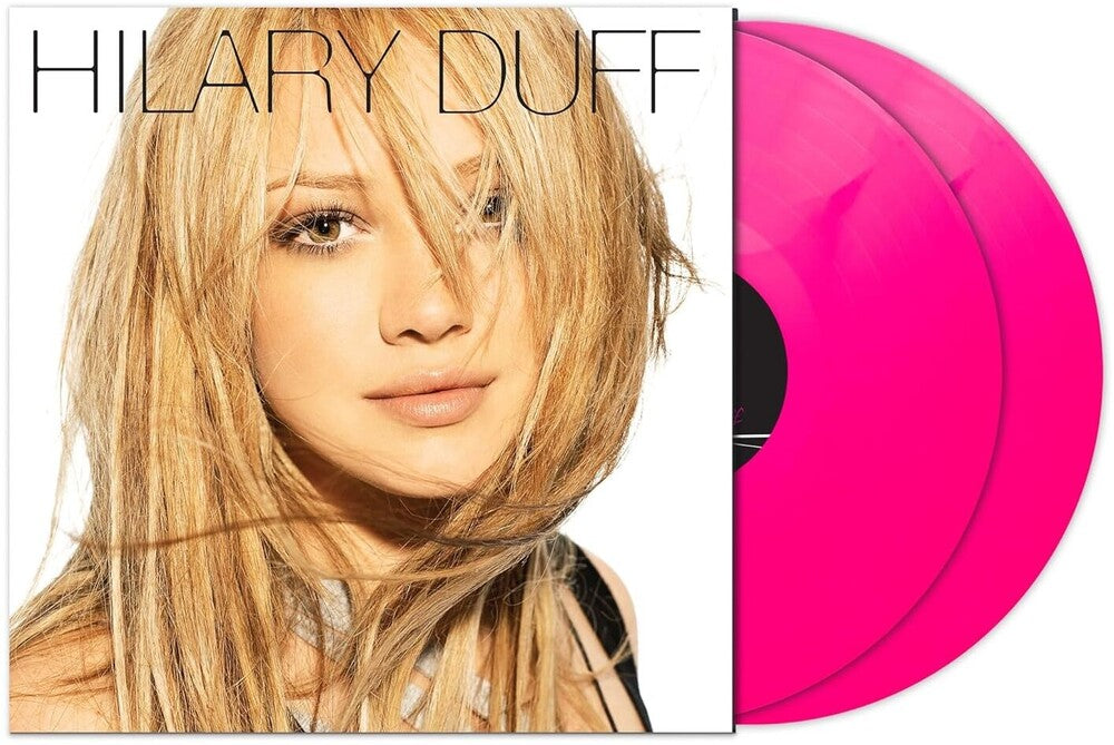 the album cover for Hilary Duff - Hilary Duff (hot Pink Vinyl/2lp)