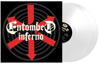 the album cover for Entombed - Inferno - White [Colored Vinyl] [Limited Edition] (Wht)