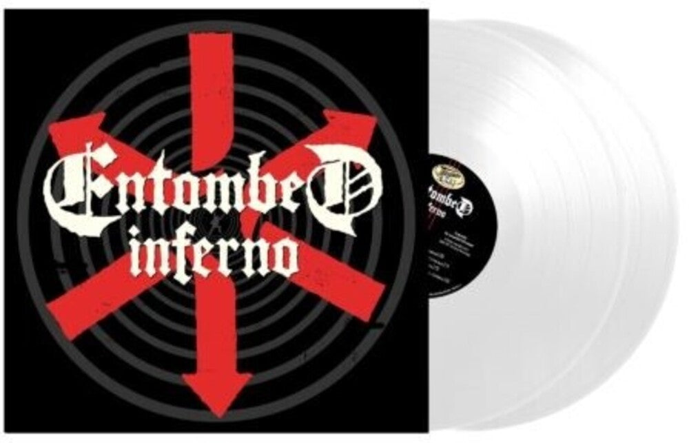 the album cover for Entombed - Inferno - White [Colored Vinyl] [Limited Edition] (Wht)