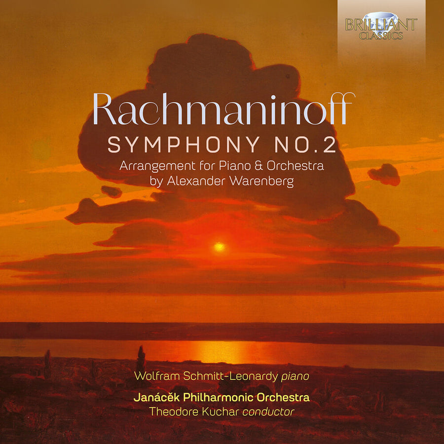 the album cover for Schmitt-Wolfram Leonardy - Rachmaninoff: Sym No. 2 (Arrangement For Pno