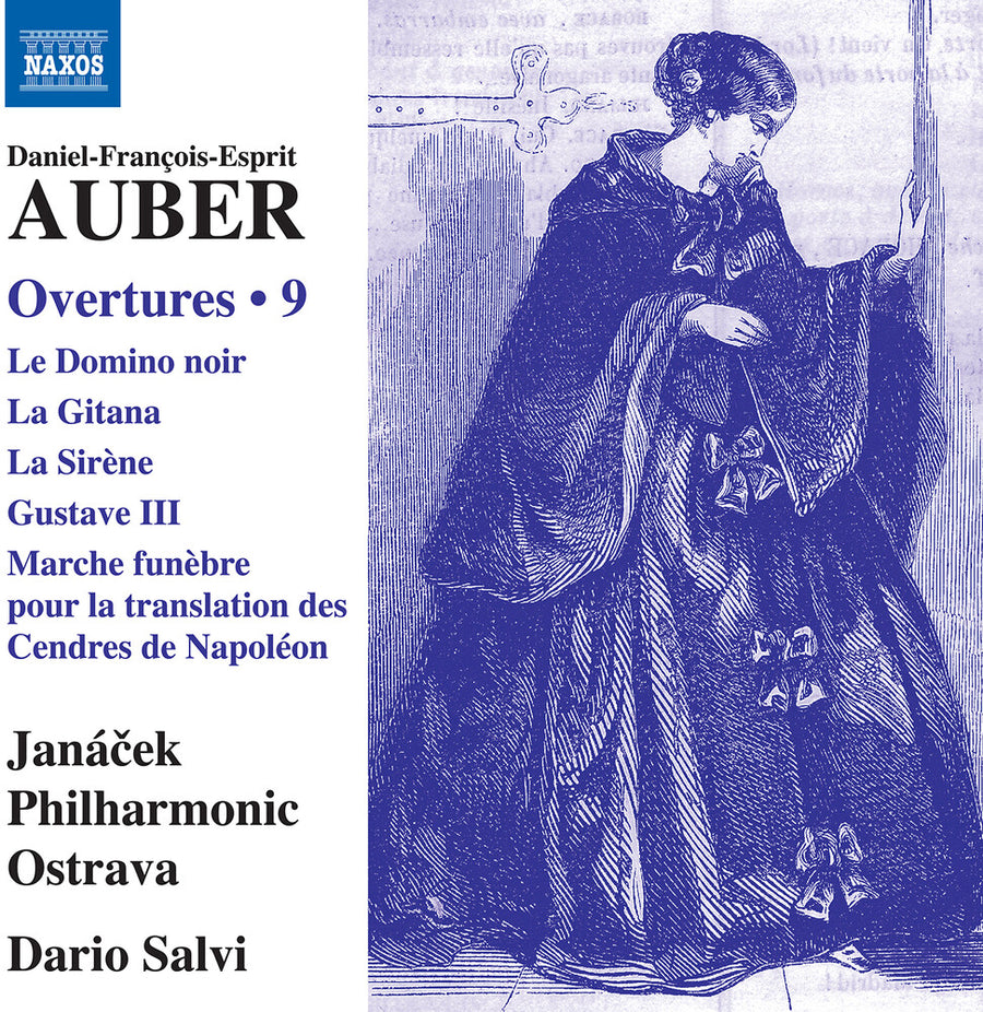 the album cover for Janacek Philharmonic Ostrava - Auber: Overtures Vol. 9