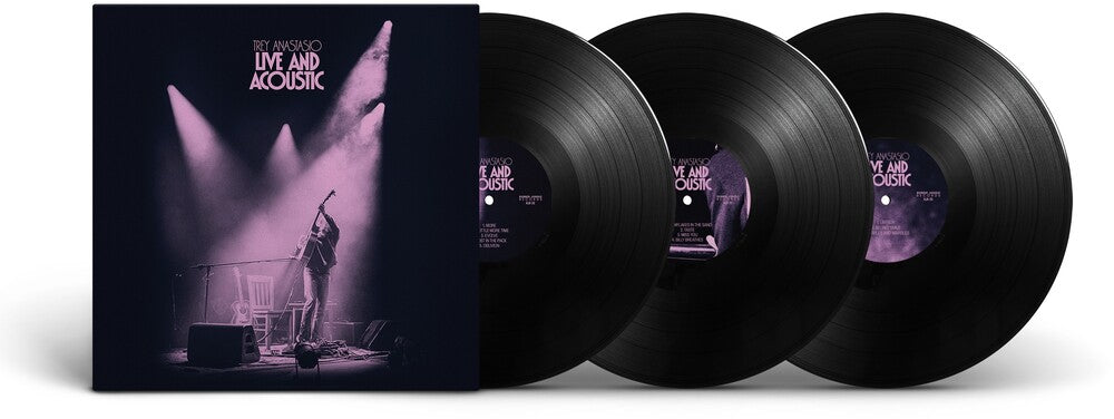 the album cover for Trey Anastasio - Live & Acoustic [Black]
