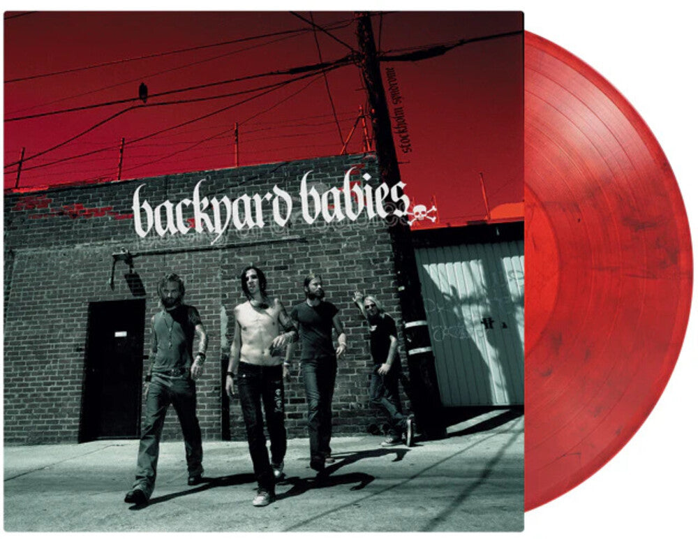 the album cover for Backyard Babies - Stockholm Syndrome (translucent Red & Black Marbled Vinyl/180g/numbered)