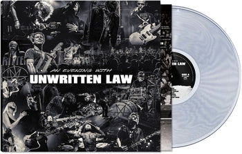 the album cover for Unwritten Law - An Evening With Unwritten Law [Clear]