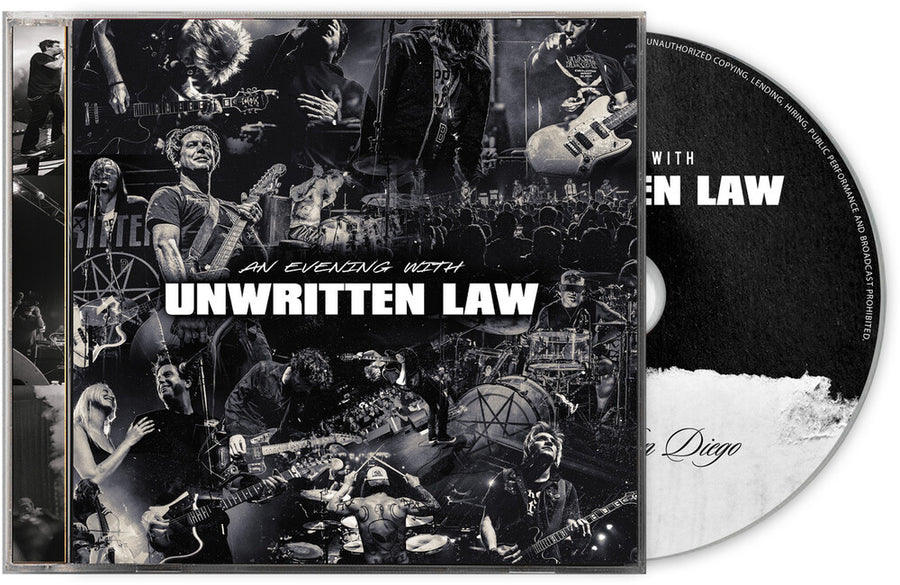 the album cover for Unwritten Law - An Evening With Unwritten Law