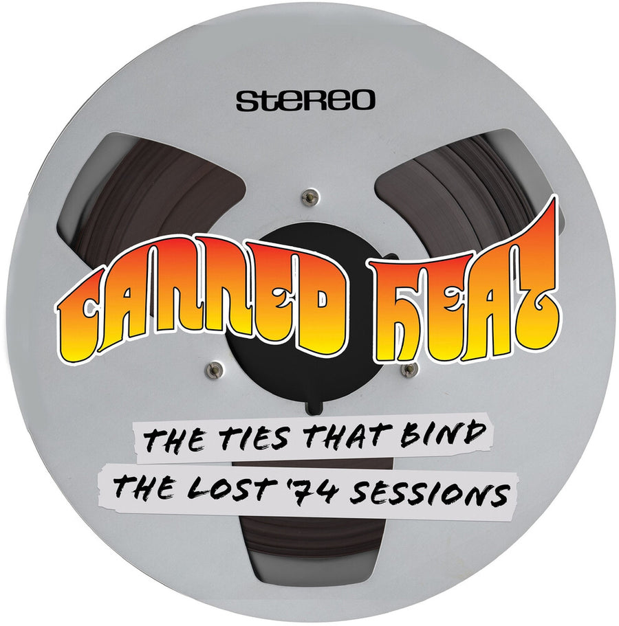 the album cover for Canned Heat - Ties That Bind (gold Metallic Vinyl/circular Cover)