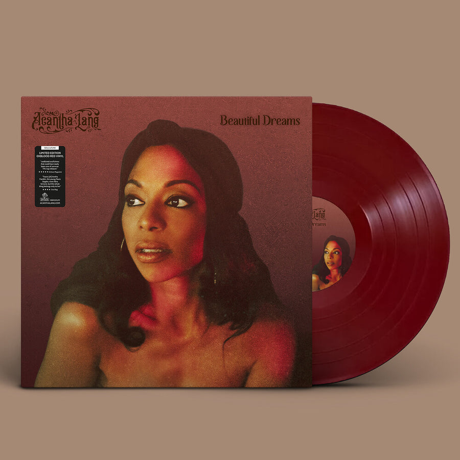 the album cover for Acantha Lang - Beautiful Dreams - Red [Colored Vinyl] [Limited Edition] (Red) (Aniv)