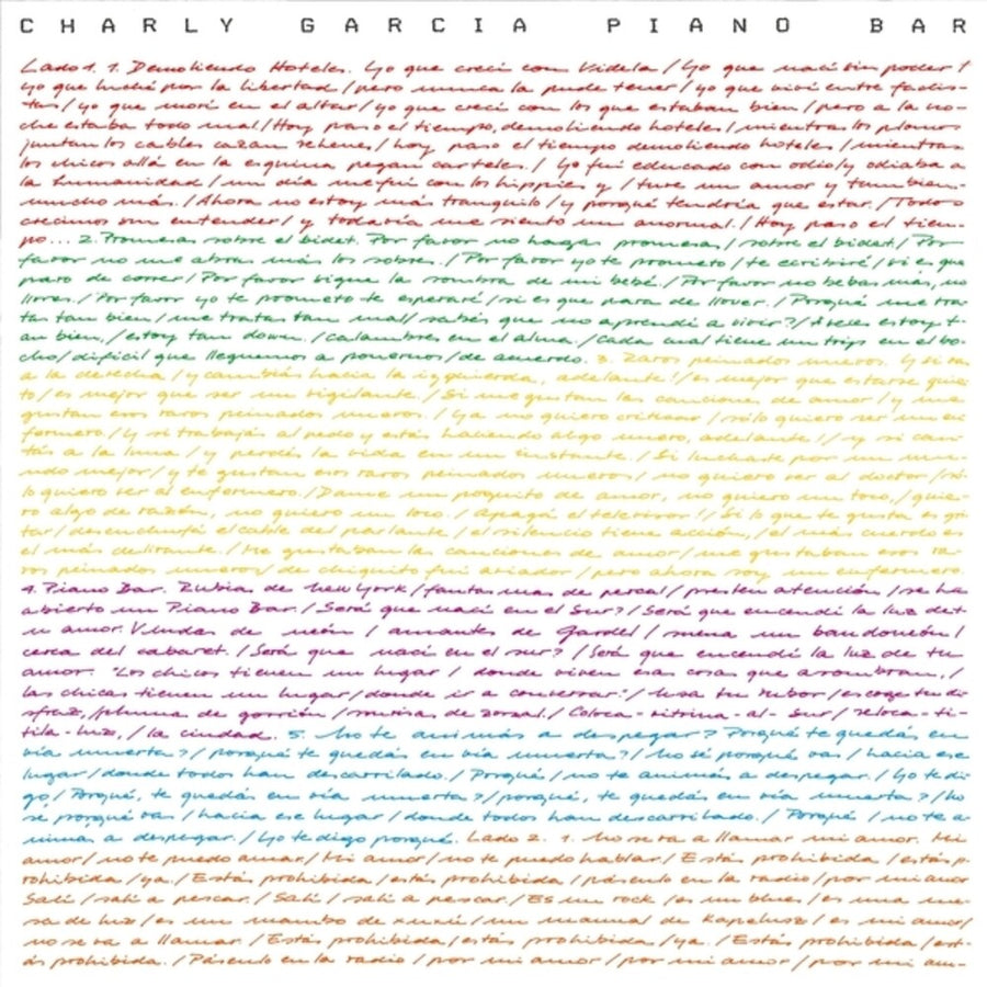 the album cover for Charly Garcia - Piano Bar