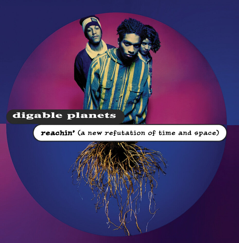 the album cover for Digable Planets - Reachin (a New Refutation of Time & Space)