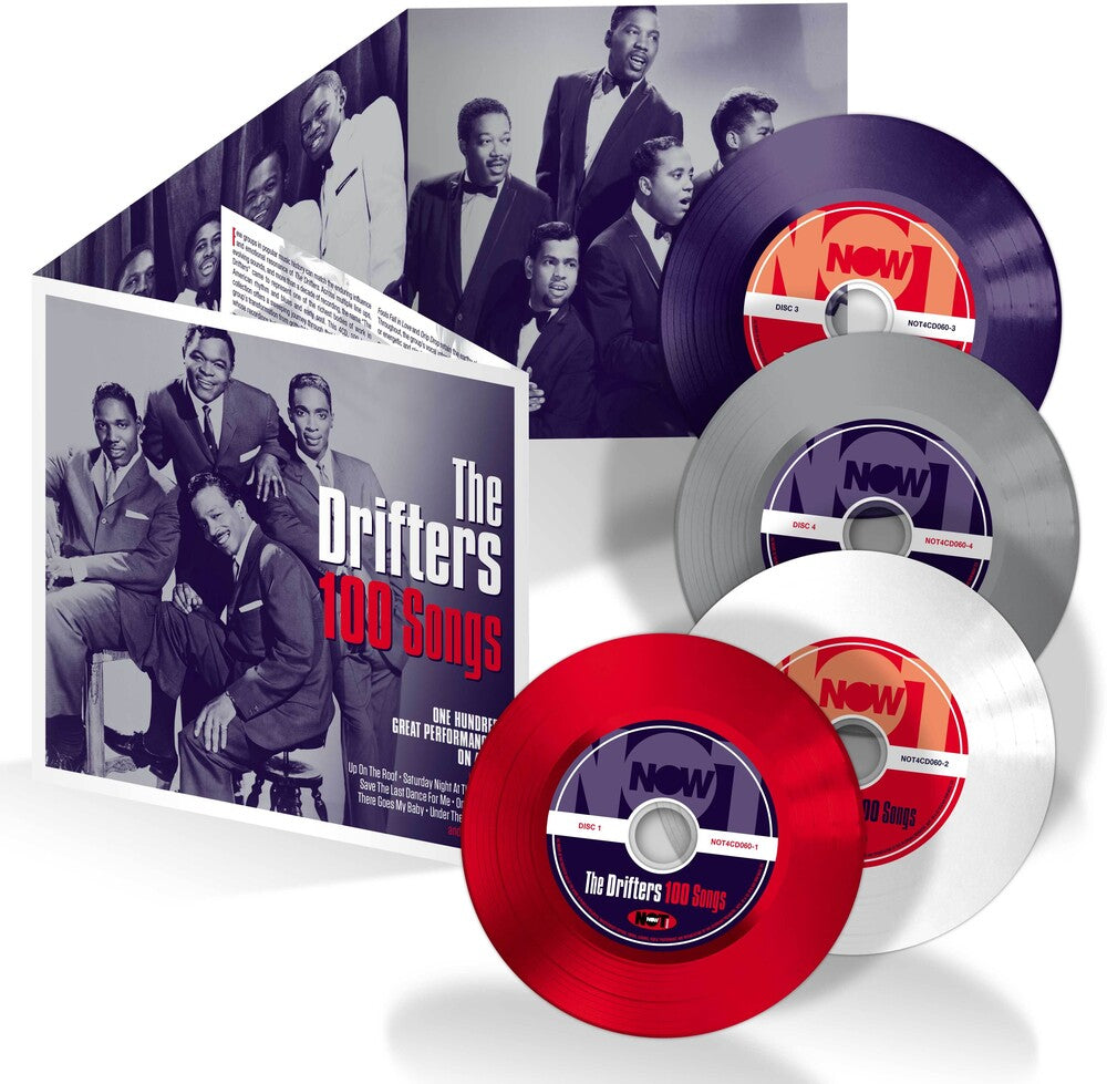 the album cover for Drifters - 100 Songs (Uk)