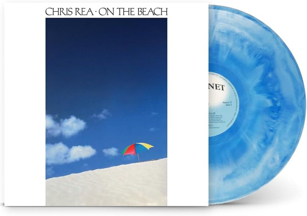 the album cover for Chris Rea - On The Beach: 40th Anniversary Edition (Blue) (Uk)