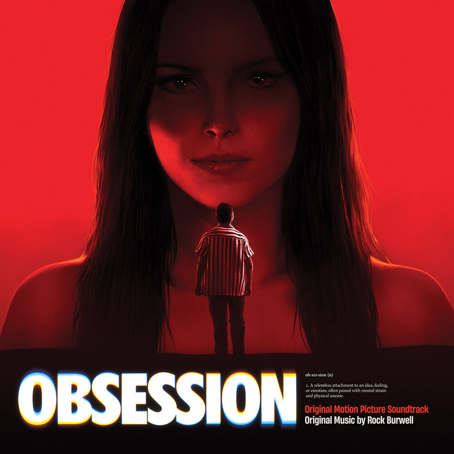 the album cover for Rock Burwell - Obsession (pearlescent Red Vinyl)