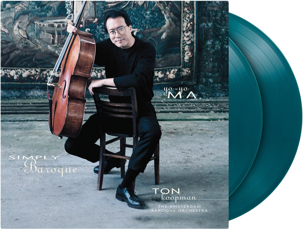 the album cover for Yo-Yo Ma - Simply Baroque (aquamarine Vinyl/180g/2lp)