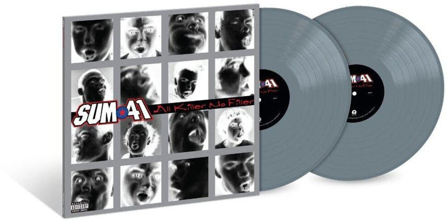 the album cover for Sum 41 - All Killer, No Filler (25th Anniversary) [Iron Gray]
