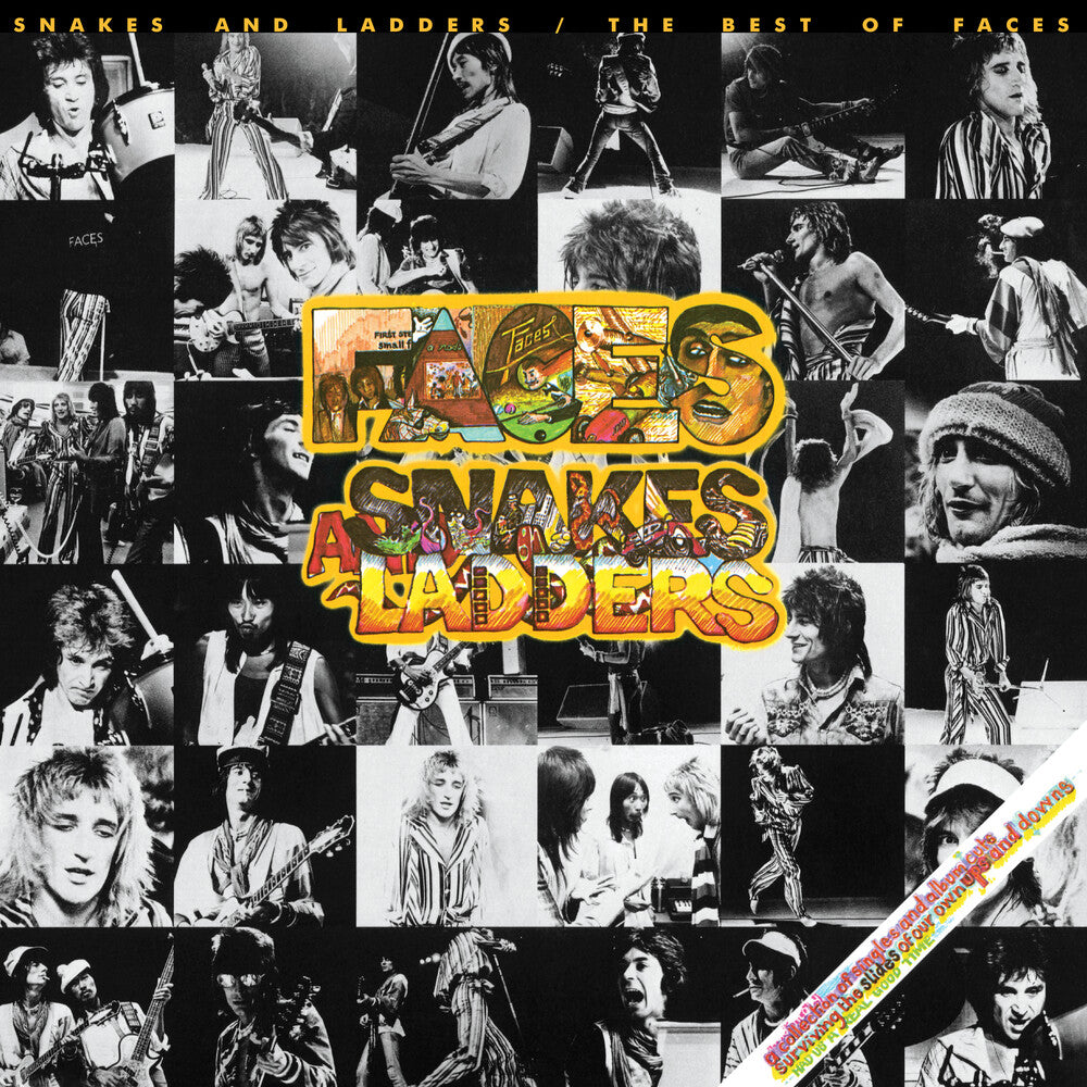 the album cover for Faces - Snakes and Ladders: the Best (Rhino Reserve) (Brick & Mortar Exclusive)