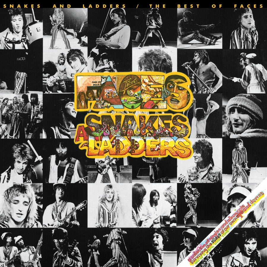 the album cover for Faces - Snakes and Ladders: the Best (Rhino Reserve) (Brick & Mortar Exclusive)