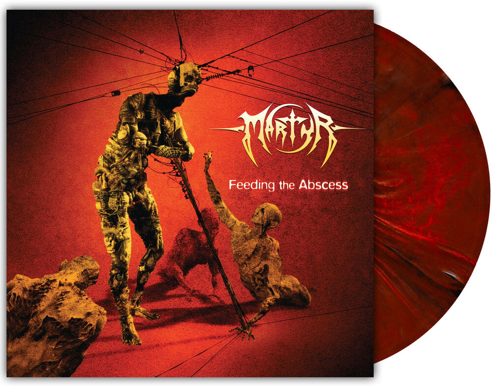 the album cover for Martyr - Feeding the Abcess [Red Marble]