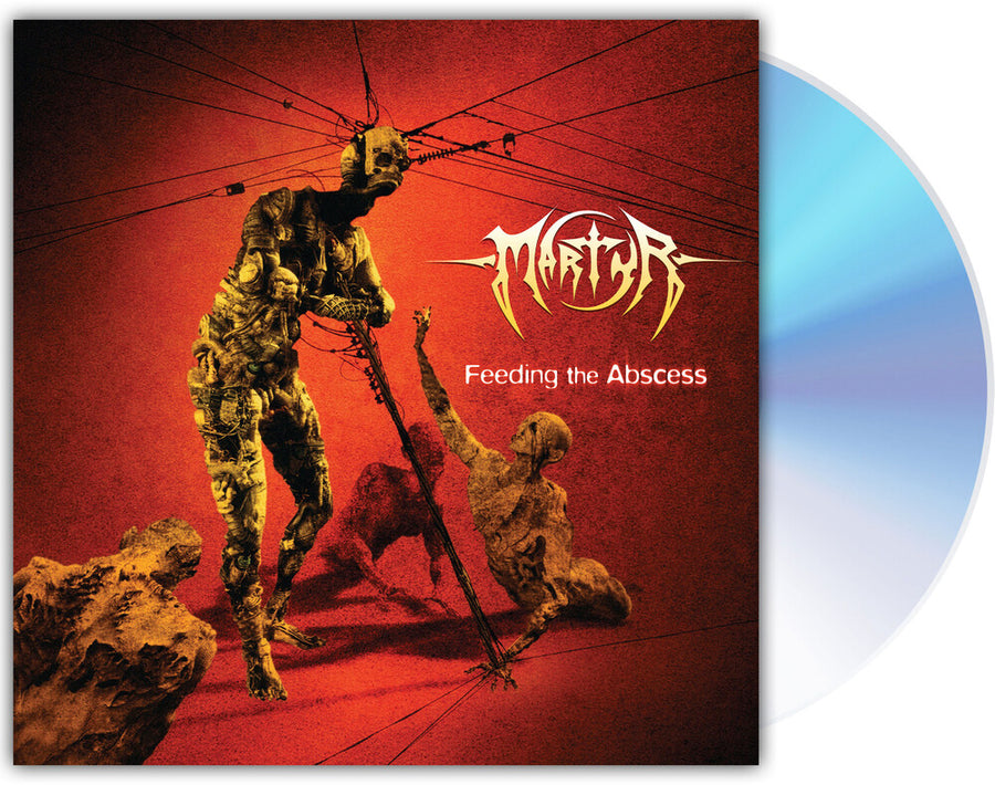 the album cover for Martyr - Feeding the Abcess