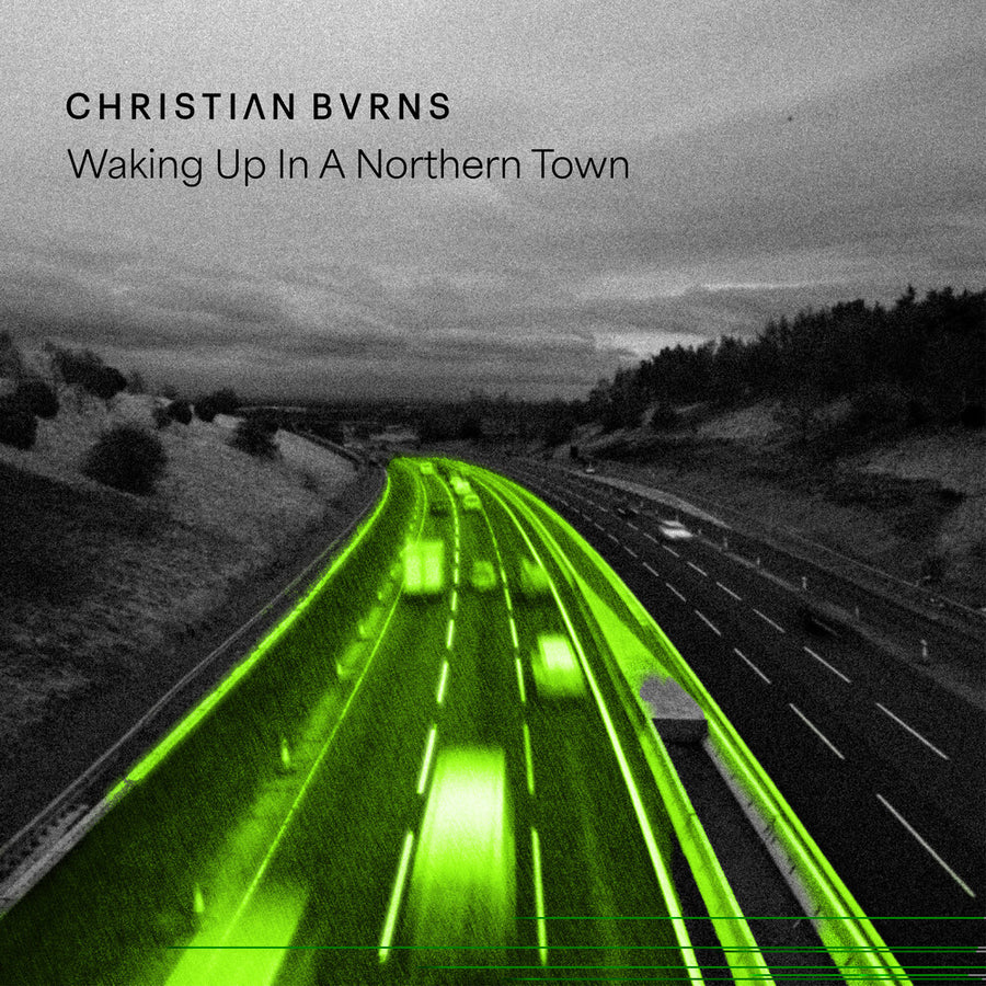 the album cover for Christian Burns - Waking Up in a Northern Town