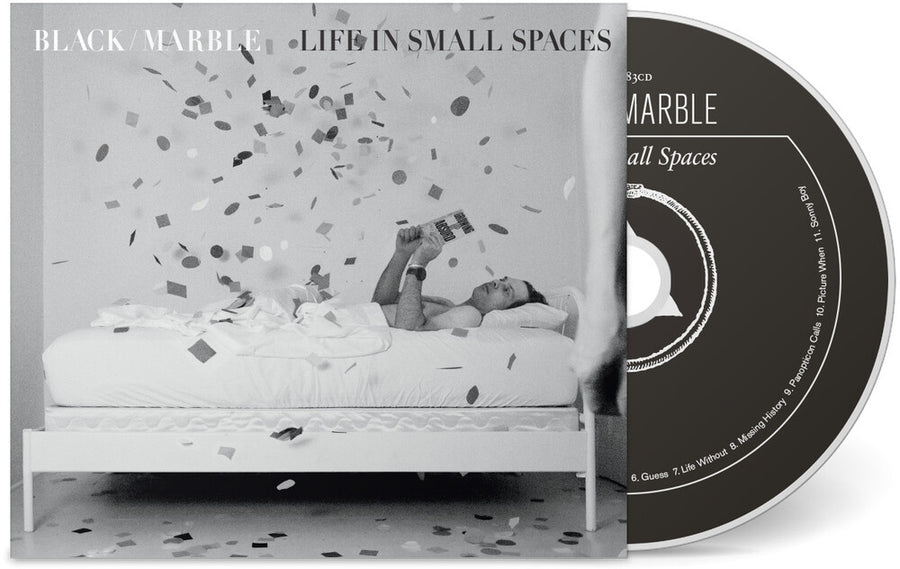 the album cover for Black Marble - Life in Small Spaces