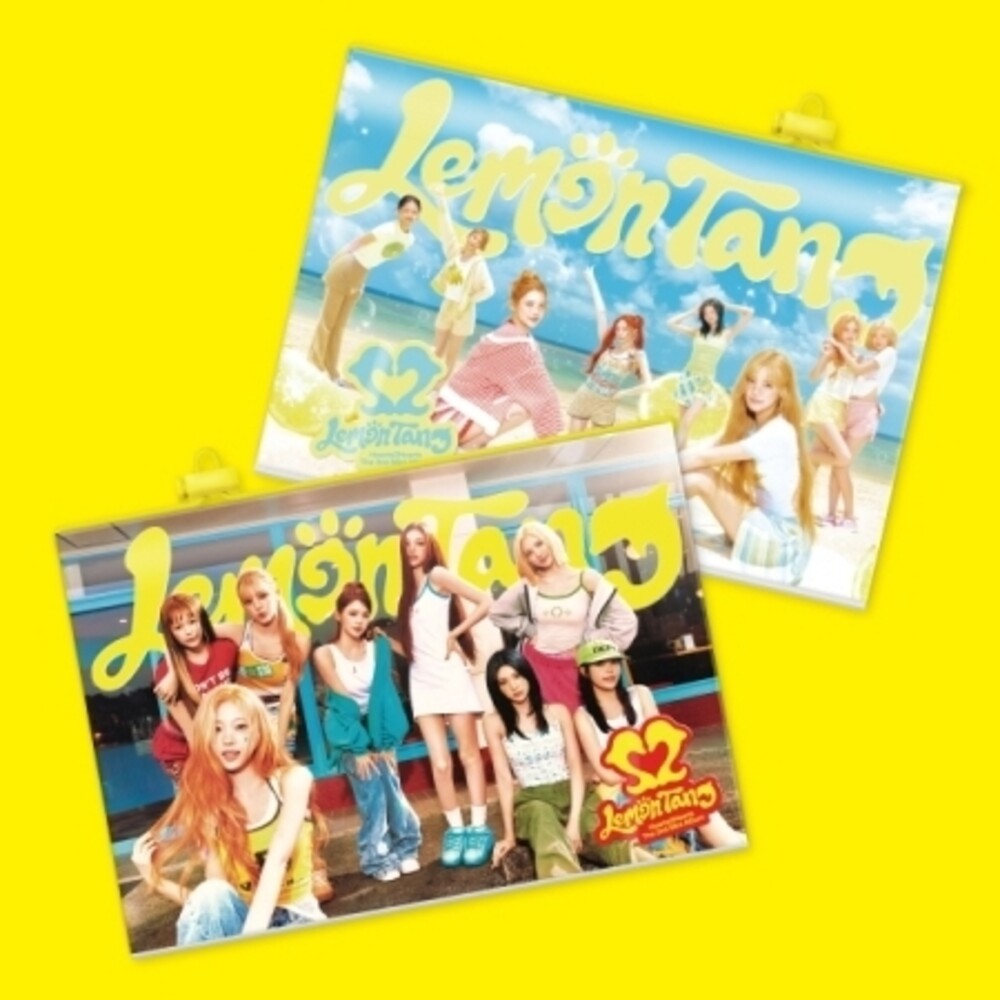 the album cover for "hearts2hearts " - Lemon Tang (photobook Ver.)