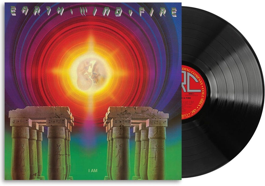the album cover for Earth, Wind & Fire - I Am