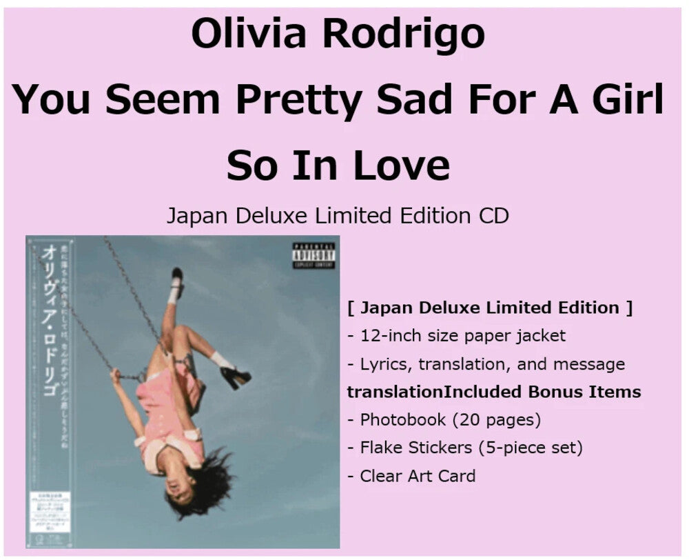 the album cover for Olivia Rodrigo - You Seem Pretty Sad For A Girl So In Love [Deluxe]