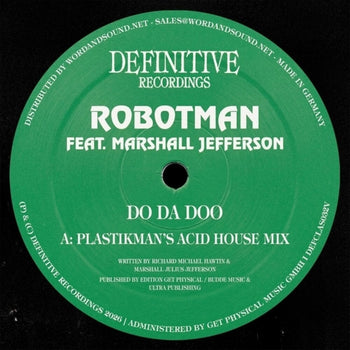 the album cover for Robotman Feat. Marshall Jefferson - Do Da Doo