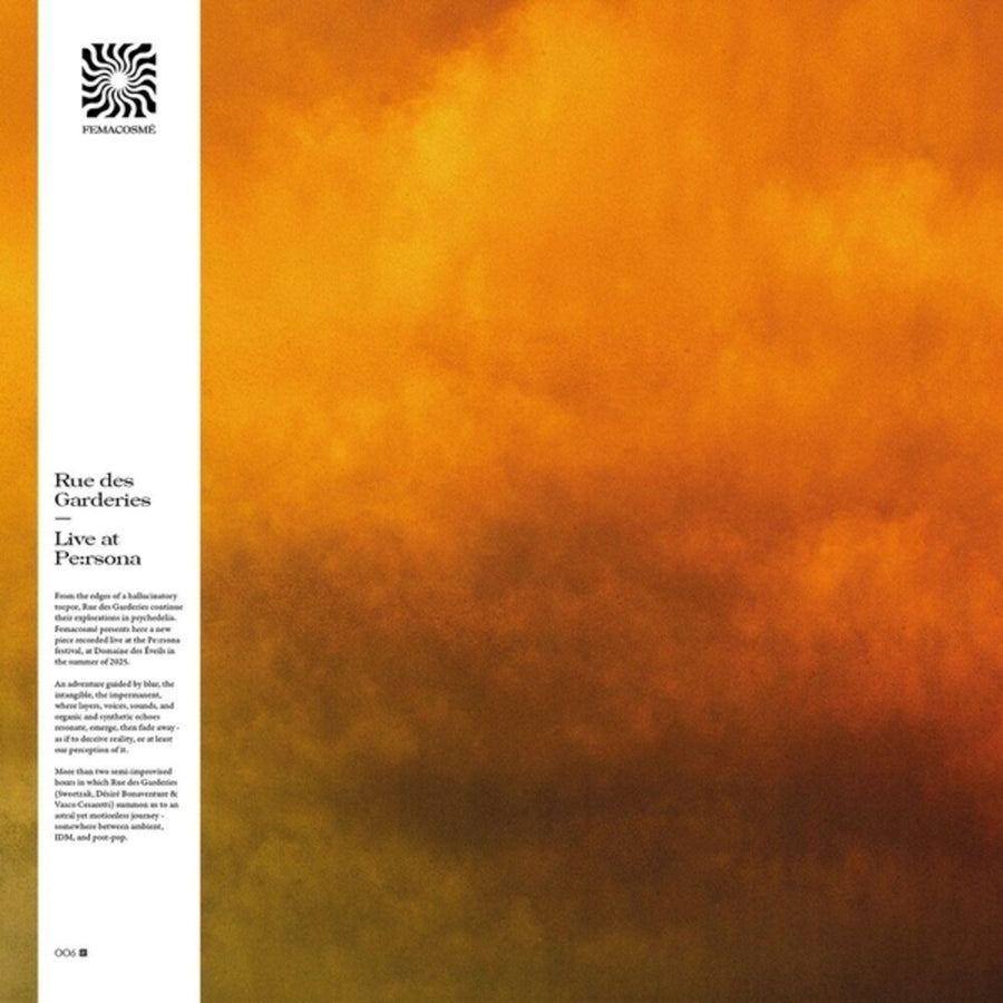the album cover for Rue De Garderies - Live at Per:sona [3LP]