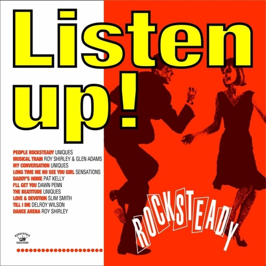 the album cover for Various Artists - Listen Up! Rocksteady