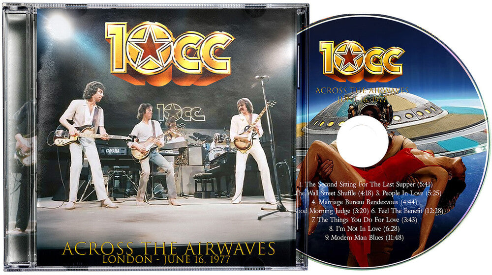 the album cover for 10cc - Across The Airwaves