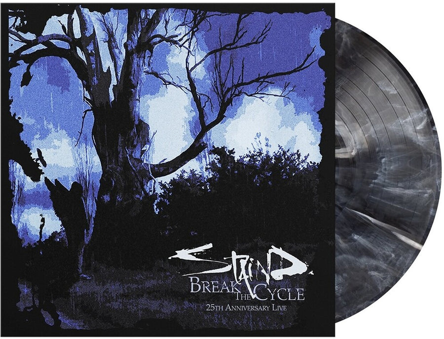 the album cover for Staind - Break the Cycle (25th Anniversary Live) [Black Ice/Black Wave]