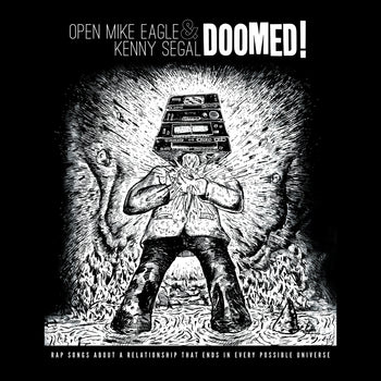 the album cover for Open Mike Eagle / Segal, Kenny - Doomed!