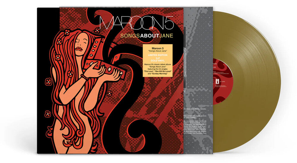 the album cover for Maroon 5 - Songs About Jane [Colored Vinyl] (Gol) (Uk)