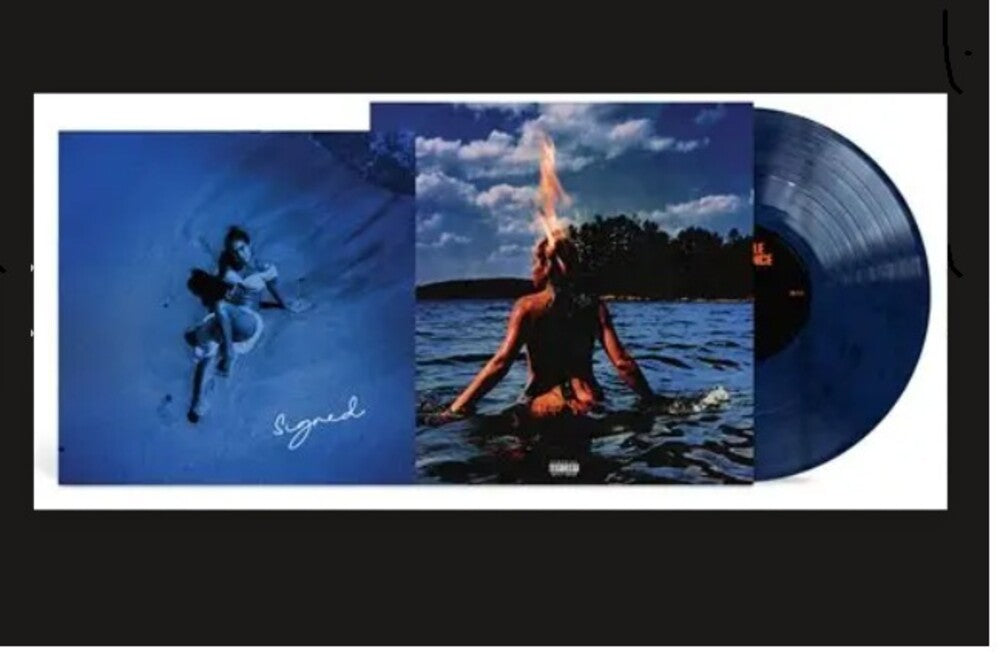 the album cover for Jessie Reyez - A LITTLE VENGEANCE [Blue with Alternate Cover and Poster]