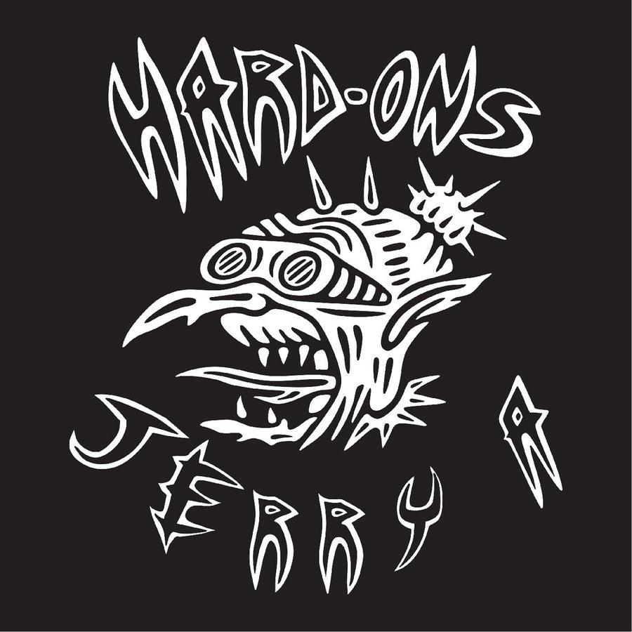 the album cover for Hard-Ons / Jerry A. - Hard-Ons/Jerry A. [Blue]