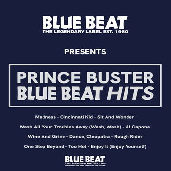 the album cover for Prince Buster - Blue Beat Hits