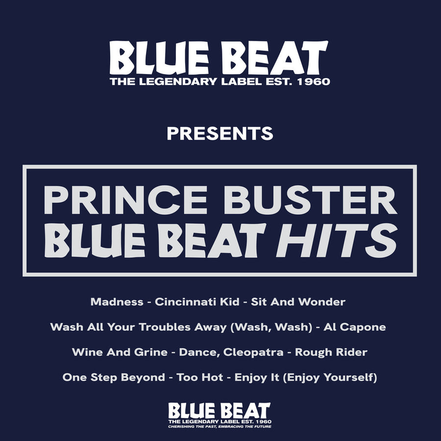 the album cover for Prince Buster - Blue Beat Hits
