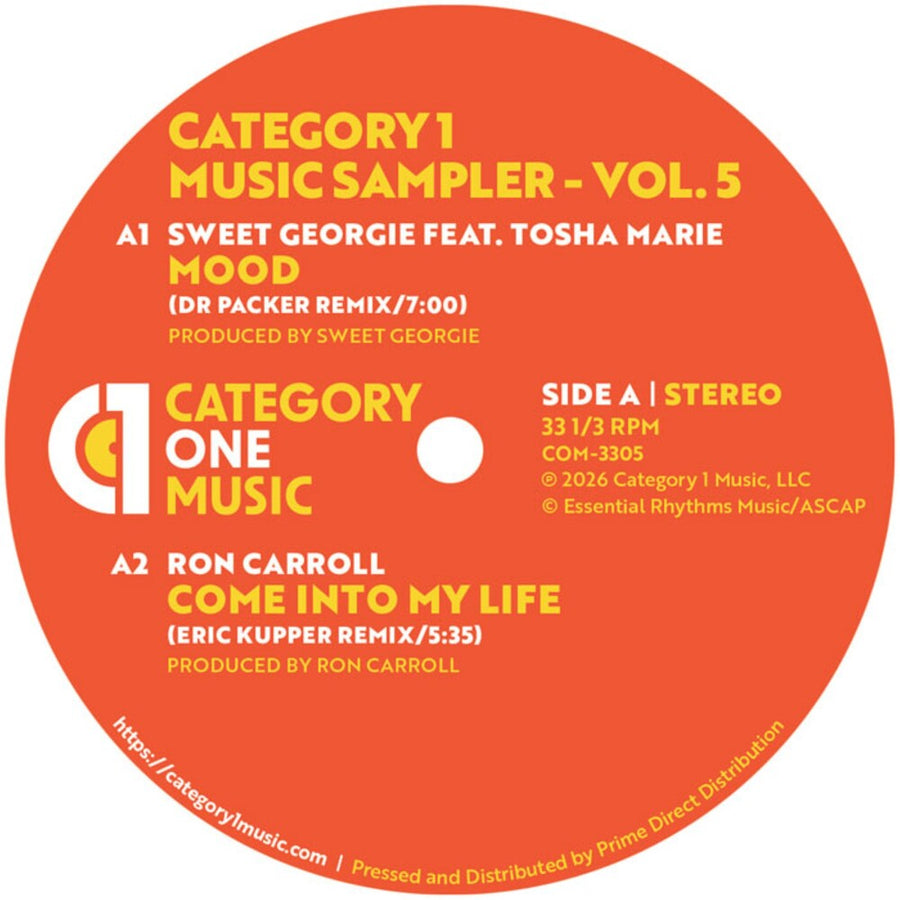 the album cover for Category 1 Music Sampler Vol. 5 / Various - Category 1 Music Sampler Vol. 5 / Various
