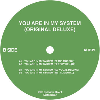 the album cover for Kerri Chandler - You Are In My System (Original Deluxe Version)