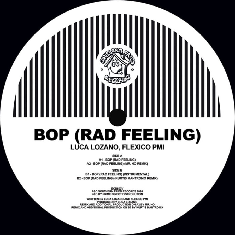 the album cover for Luca Lozano - Bop (Rad Feeling)