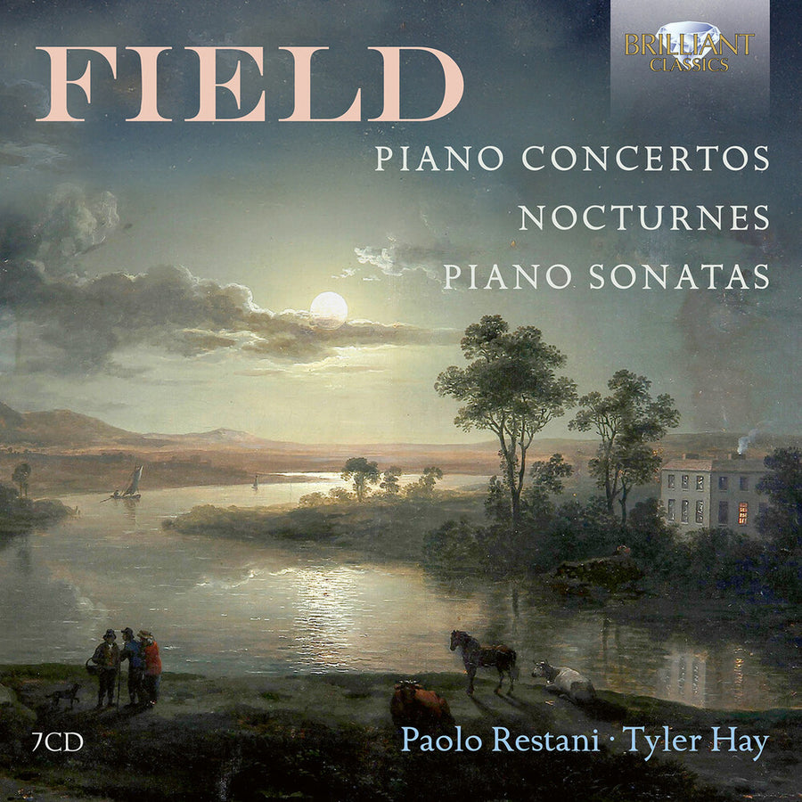 the album cover for Tyler Hay - Field: Pno Concertos Nocturnes Pno Sonata