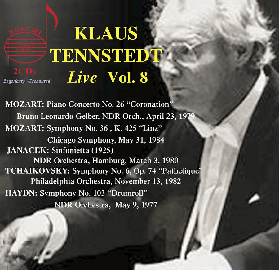 the album cover for Chicago Symphony Orchestra - Klaus Tennstedt Live Vol. 8