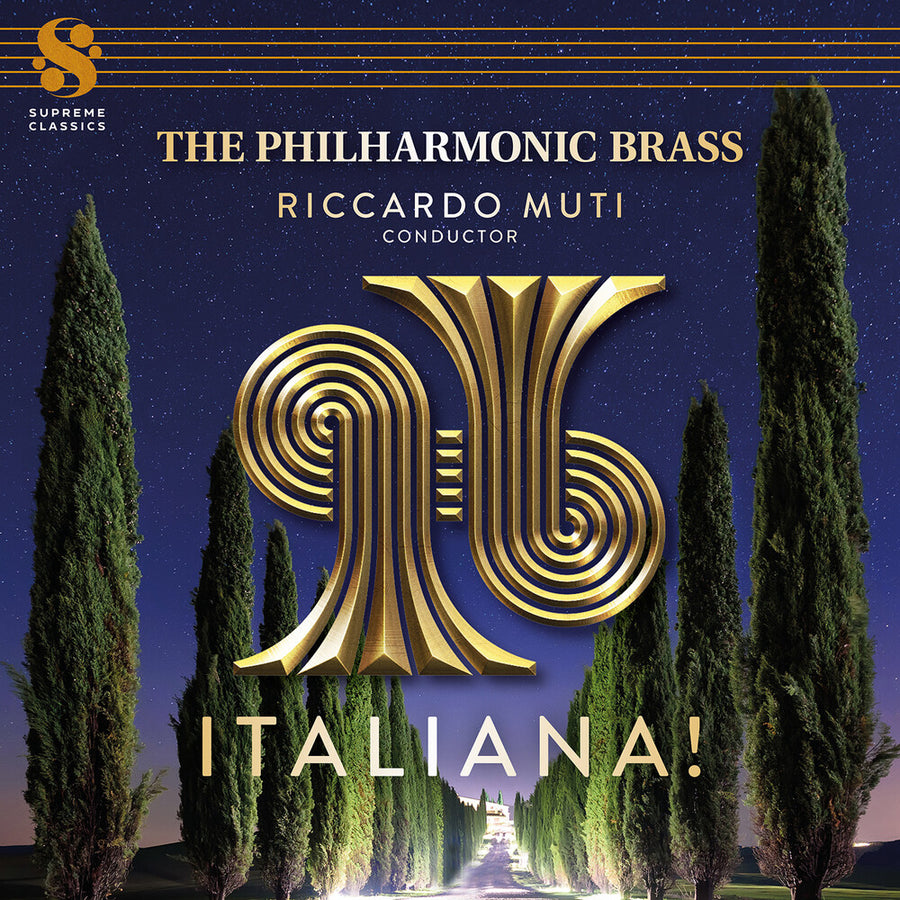 the album cover for Philharmonic Brass - Italiana!