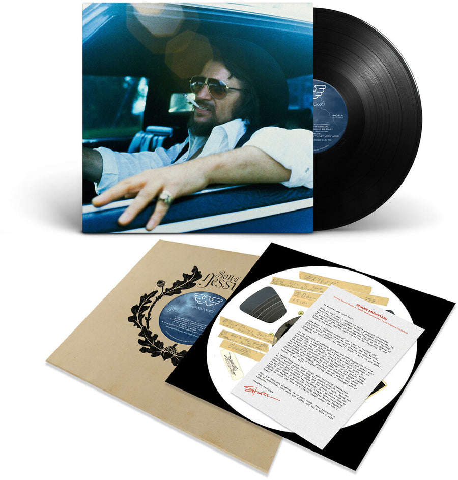 the album cover for Waylon Jennings - Diamonds [Black]