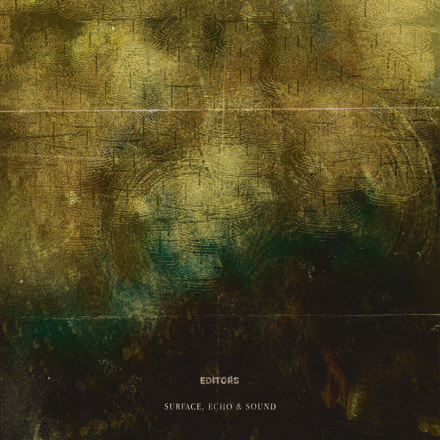 the album cover for Editors - Surface, Echo & Sound [Yellow/Green Transparent]